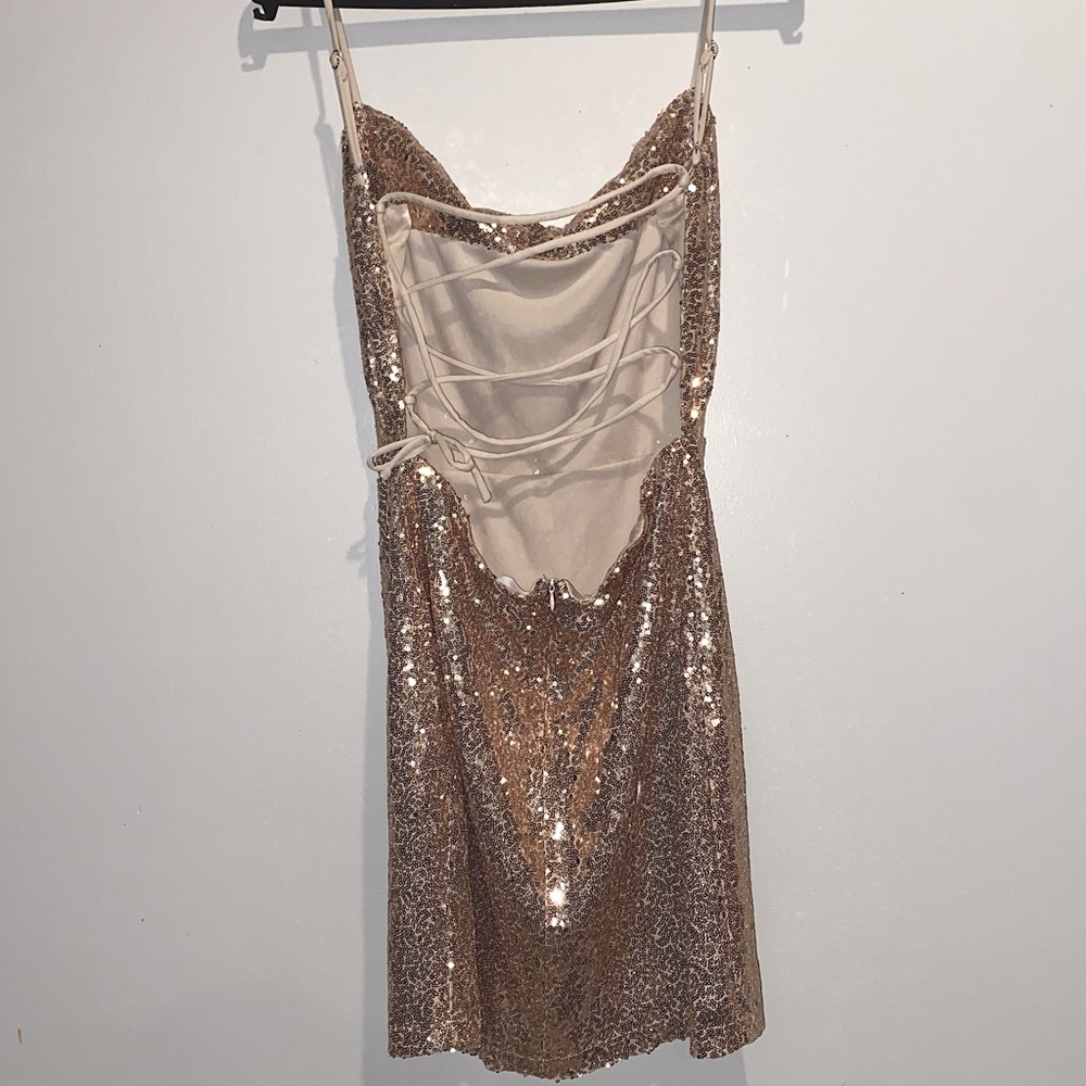 Ardene gold sequins dress - Picture 2 of 3